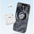 Miniatyrbild 5 av 7: Ersättning för trådlöst laddningsfodral för Airpod Pro 680 Mah Fodralstöd Trådlös laddning [DB] Vit