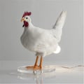 Miniatyrbillede 2 af 2: Rl Kylling Led Lampe Æg Natlampe Taxidermy Æg Skrivebordslampe