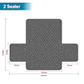 Miniatyrbillede 3 af 5: Sofaovertræk til kæledyr 1/2/3 sæder Betræk Quiltet Vaskbart Slipcover Sofabeskytter 1 Seater Grey