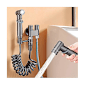 Miniatyrbillede 1 af 5: 1-i-2-ud-dobbelt kontrolventil Mini multifunktionshane Mini brusetryk badeværelsesarmatur sæt til bidet og bruser-c