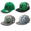 Miniatyrbillede 1 af 2: Onxe One Size Steve Creeper Model Baseball Cap Peaked Cap Børn Mænd Kvinder Spil Fans Fødselsdag Gave Legetøj Min Worldeds Solhat (hd) 1