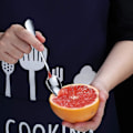 Miniatyrbillede 3 af 4: Grapefrugt ske, 2-pak, 7 tommer, sølv