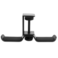 Miniatyrbillede 1 af 5: Dobbelt Hovedtelefon Stativ Under Bord, Universal Pc Gaming Bord Hovedtelefon Hanger, Roterende, Earphone Mount