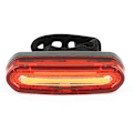 Pikkukuva 3 / 5: 120 Lumenin pyörän takavalo, USB-ladattava, vedenpitävä MTB-pyörän takavalo, Ciclismo Red White