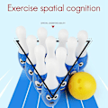 Miniatyrbild 3 av 5: Bowling Set för Inomhus & Utomhus - Multifunktionell Pedagogisk Sportleksak för Barn
