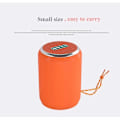 Pikkukuva 2 / 2: Mini kannettava Booms Bass Bluetooth-kaiutin ulkoilman langaton stereokaiutin Mp3-soitin Orange