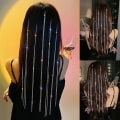 Miniatyrbillede 2 af 5: Rhinestone hårkæder sølv krystal punk hårklemmer extensions flettet hårklemme kvast bling lang rhinestone dekorativ til kvinder piger fest gave