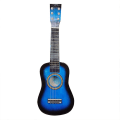 Miniatyrbild 1 av 2: Barn Gitarr Musikleksaker Med 6 Strängar Pedagogiska Musikinstrument För Barn Ny Blue