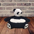 Miniatyrbild 2 av 5: Regenbågshorn Gosedjur Soffa Stol För Barn, Lazy-panda