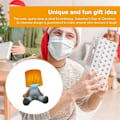 Miniatyrbild 4 av 5: En Liten Blyg Man Lampa, Modest Mike Busig Nattlampa Blyg Pojke Nattlampa, Vita Presenter för Vuxna, Pojkbordslampa