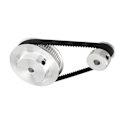 Miniatyrbilde 5 av 5: 2 sett 2gt synkronhjul 20 60 tenner boring aluminium timing remskive Gt2 timing reimskive system
