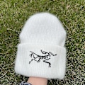 Miniatyrbillede 3 af 4: Arc'teryx strikket hue Solid Color Pullover Beanie varm hue (hvid, 1 stk.)