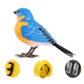 Miniatyrbillede 1 af 5: Papegøje Fuglebur Legetøj Elektrisk Syngende og Kvidrende Fuglelegetøj til Børn Amerikansk Gulddompap Bluebird 13.5cmx9cm