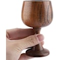 Miniatyrbild 3 av 5: Träkopp, handgjord trävinbägare Vattenkopp Träkaffekopp Trätekopp Premium Naturlig
