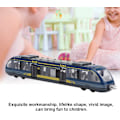 Miniatyrbillede 2 af 5: Mini Modelbil, Simuleret Legeringstogmodel Metal Diecast Modelbiler til Børn (Blå)