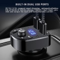 Miniatyrbilde 2 av 5: Bluetooth-kompatibelt bilsett trådløs Fm-sender USB-laderadapter Mp3