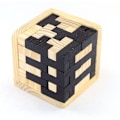 Miniatyrbillede 3 af 5: Træpuslespil 3d Tetris Geometrisk Intellektuelt Puslespil Til Børn Og Voksne