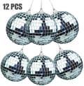 12 stk Disco Ball Dekorasjon Speil Ball Ornament Til Fest