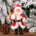 Miniatyrbillede 1 af 5: Julemandsfikurer, 8\" stående julemandfigur, julepynt