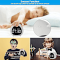 Miniatyrbillede 3 af 5: Børnevækkeur, sød digital vækkeur med timer, stemmestyring og snooze-funktion, børnevækkeur gave til drenge og piger soveværelse (hy)
