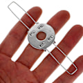 Miniatyrbilde 5 av 5: 10 stk Lampekulefjærklips Lysarmatur Adapter Hengelampe Shade DIY Fjærklemmer