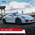 Miniatyrbilde 1 av 5: Welly 1:24 Porsche 911 Gt3 Rs Blå Bilmodell Legering Bilmodell Simulering Bildekorasjon Samling Gave Leke Dødstøpt Modell Gutte Leke 911 GT3 RS