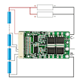 Pikkukuva 2 / 5: Litiumakun tasapainotettu BMS 13s 48v 15a 20a 30a 18650 kennojen lataus Pcb Pcm sähköpyörälle/pankin Sola