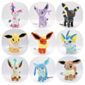Miniatyrbilde 2 av 4: 20 cm Leafeon plysj - Leafeon utstoppa dyr - Eevee evolusjons plysjdukke for B