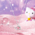 Miniatyrbillede 3 af 10: Sanrio Hello Kitty Halskæde Kawaii Pink Planet Koreansk Version af - Perfekt