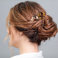 Miniatyrbild 2 av 7: 2 st U-formade hårnålar Stick French Hair Pin Hair Fork French Hairpin Large Hair Pin Bun Large Hairpin för kvinnor flickor，U-formade gaffelpinnar