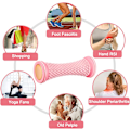Miniatyrbillede 6 af 6: Fodmassagerulle, Muskelrullestok til restitution af plantar fasciitis og afslapning af stramme muskler Pink
