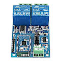 Pikkukuva 1 / 5: 12V 2-kanavainen Bluetooth-relemoduuli Älykäs koti Mobiilisovellus Etäohjauskytkin Kaksi WiFi-moduulia