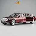 Pikkukuva 2 / 5: 1/24 Maybach S600 Alloy Auto Malli Leikkiauto Korkea Simulaatio Valettu Metalli Leikkikalut Mallit Ajoneuvot Pojille Lasten Kokoelma Lahja Autot Red