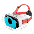 Pikkukuva 3 / 5: Vr Virtual Reality -lasit mallille Ergonomiset 3d-lasit Kuulokemikrofoni Virtual Reality -lasit Hy