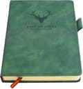 A5 Notebook Journal - Hardcover Executive Notebooks Med Premium Tjockt Papper, College Lined Journal, 8.3\"5.8\", 360 Sidor (grön)