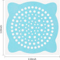 Miniatyrbillede 2 af 5: Engangs gulvafløbsfilter Stickernon-woven gulvafløbsdæksel til køkken badeværelse badekar toilet kloak