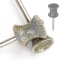 Miniatyrbillede 3 af 5: 2 stk. Diamant Hundesømfil Bits Til Roterende Værktøj Passer Til Dremel