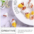 Miniatyrbilde 4 av 5: 100 stk Miniatyr Falsk Popcorn Faux Popcorn Rekvisitt Popcorn Modell Simulert Popcorn