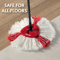 Pikkukuva 2 / 4: 2in1 Spin Mop -täyttöpakkaus, 2 kpl Turbo 2in1 -moppauspään vaihtopäätä, sopii kaikkiin Vileda Turbo -mopiin