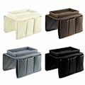 Miniatyrbilde 4 av 5: Multi-Pocket Sofa Armrest Hengepose Oppbevaringspose Telefon Fjernkontroll Organizer