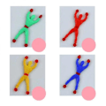 Pikkukuva 4 / 5: 1~20 kpl miesten lasten juhlaleikit hauskat lasten suosikit joustavat tahmeat kädet lelu tahmeat hämähäkit syntymäpäiväjuhlalahjat juhlatarvikkeet Random Color 1pc 2