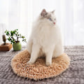 Miniatyrbild 4 av 4: USB-uppvärmd Plush-filt för Husdjur, Elektrisk Värmeplatta för Katt, Sovbädd