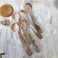 Miniatyrbilde 2 av 6: Sett med 6 mor av perle 12 cm x 2,2 cm mopp kaviarskjeer med rundt håndtak for 12CM