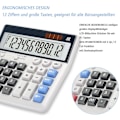 Miniatyrbilde 3 av 4: Kalkulator med store taster og stort display - 12-sifret skrivebordsregner