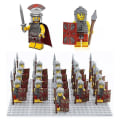 Miniatyrbillede 1 af 4: 21 stk./sæt romerske militær Centurion soldater minifigurer hær legetøjssamling