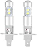 Hodelyspærer, 2x H1 6000k Super White 100w Led Hodelyspæresett Nærlys