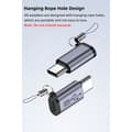 Pikkukuva 5 / 5: USB C - Micro USB -sovitin, Type C/Micro USB naaras - Lightning uros -muunnin, Micro USB - USB C -jatkojohto (8 kpl)