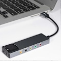 Miniatyrbillede 1 af 4: USB Lydkort 7.1 5.1 Kanals Eksternt Lydkort SPDIF Optisk til PC Computer