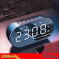 Miniatyrbild 4 av 4: Liten väckarklockradio för sovrum med , alarm, USB-laddare, batteribackup, naptimer, FM-radio med automatisk avstängningstimer för sängen (hy)