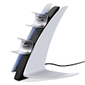 Miniatyrbillede 1 af 6: DOBE PS5 Ladestation med LED til to controllere